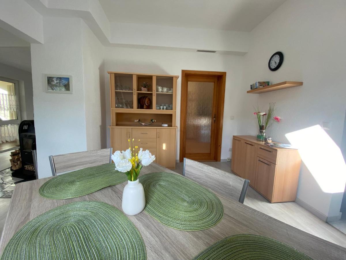 Waldblickwohnung Mit Schoener Terrasse Und Kamin Sebnitz Buitenkant foto